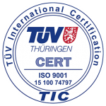 TÜV ISO 9001 15 100 74797